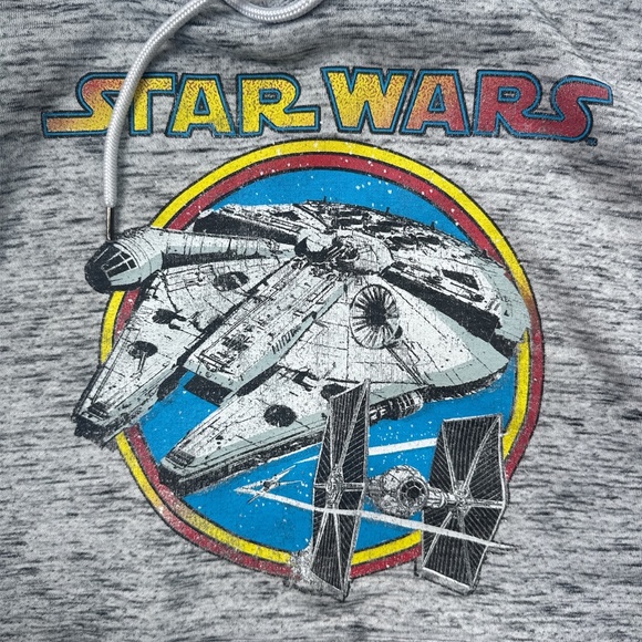 Official Star Wars Millennium Falcon Fleece Unisex Large Hoodie - Picture 2 of 5